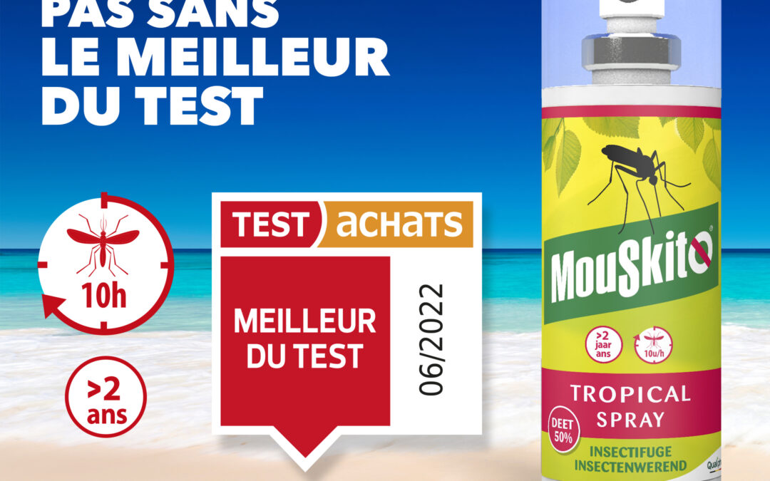 Mouskito Tropical Spray = Meilleur du test